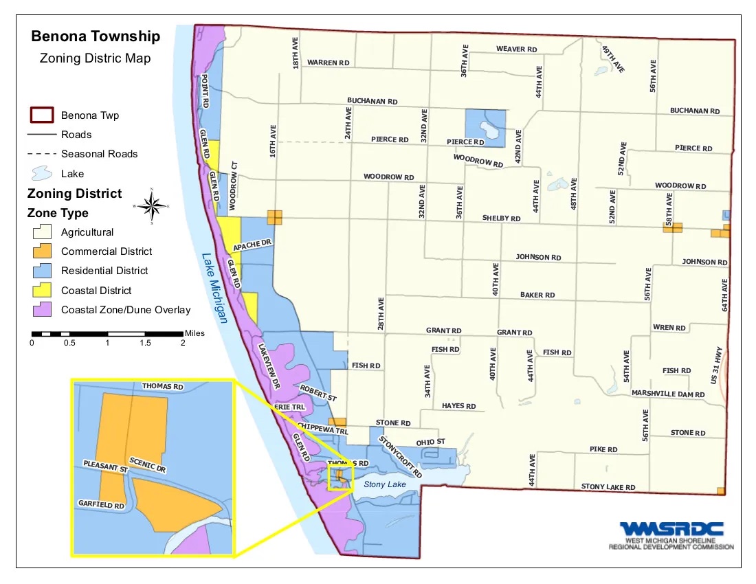 Maps Benona Township